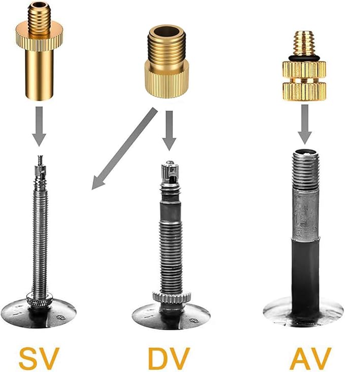 Valve Adapter Set Bike Pump Needles 10PCS