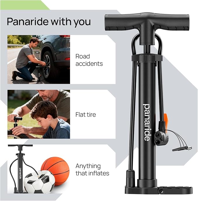Advanced Bike Floor Pump Dual Valve