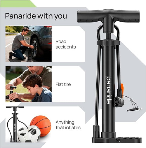 Advanced Bike Floor Pump Dual Valve