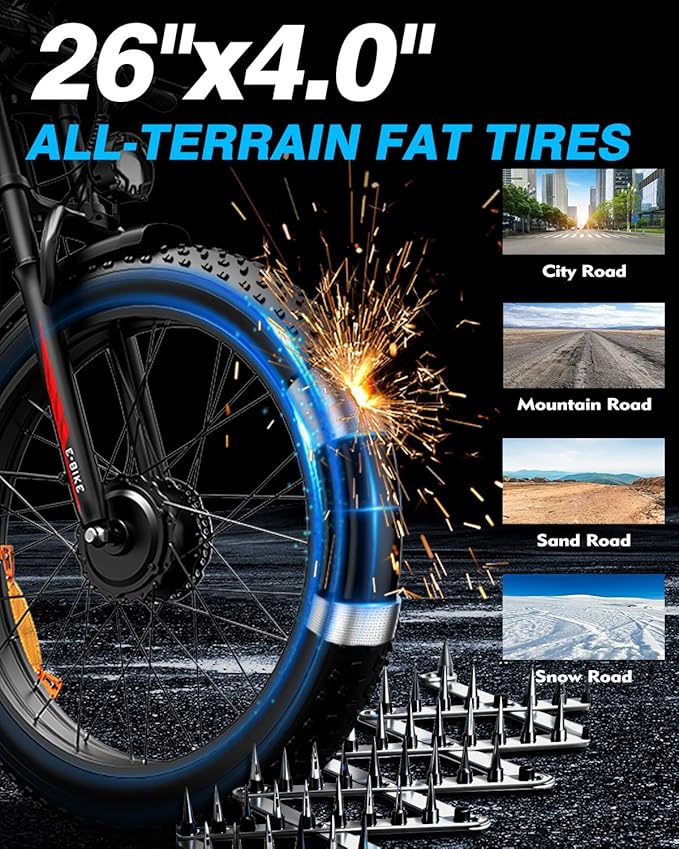 Electric Bike for Adults 1000W 3000W Peak