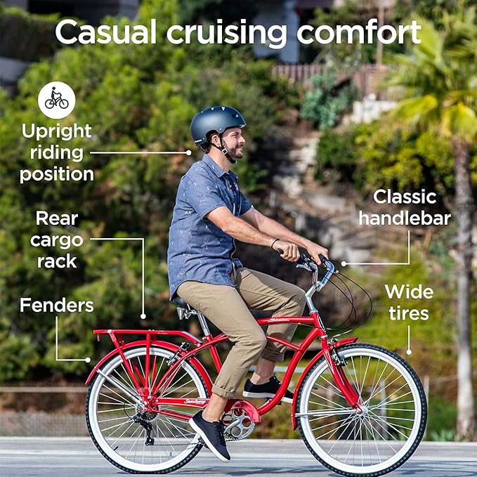 7 Speed Cruiser Bike 26 Inch