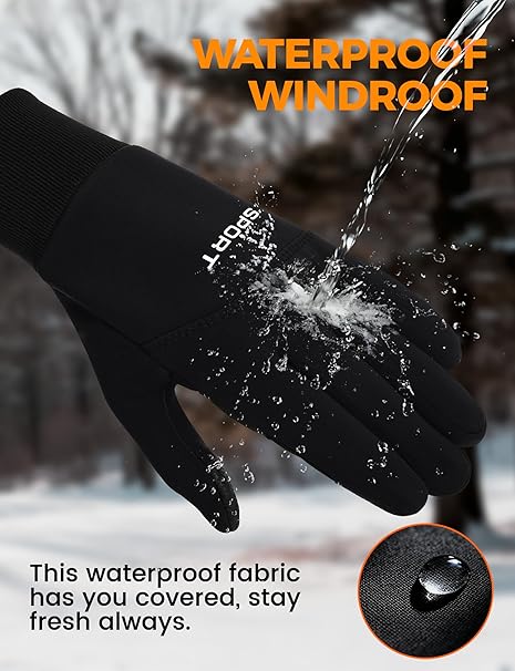 Cycling Gloves Winter Touchscreen Waterproof